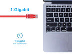 Monoprice 102297 Cat6 Red Ethernet Cable 3ft