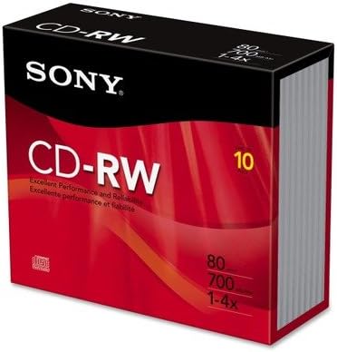 Sony SON10CDRW700R CD-RW Discs - 10 Pack — main product image