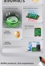 oaknode 2230 A+E Key NVMe SSD for Mini PC Wi-Fi Slots