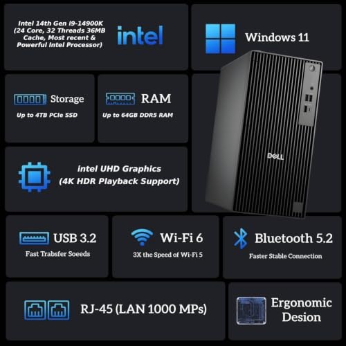 Dell Pro1250 Business Desktop with Core i9-14900K — main product image