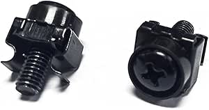 Monoprice 42825 M6 Cage Nuts, Screws & Washers - 50 Sets