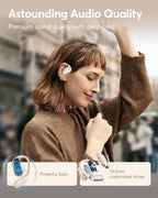 Paekole Open-Ear Bluetooth Earbuds with Translation