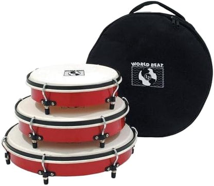 Latin Percussion WB505 Hand Drum - Red Frame Drum for Percussion