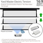 Elite Screens OMS100HT-ELECTRODUAL Yard Master Electric Outdoor Screen