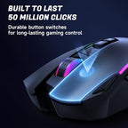 AOC GM401 Tri-Mode Wireless RGB Gaming Mouse