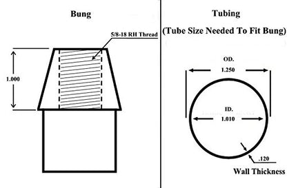 QSC 5/8 X 5/8-18 Economy 4-Link Rod End Kit