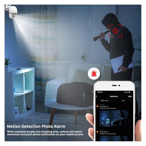 ZOMMRFVA Dual-Lens 8MP Waterproof WiFi Pan-Tilt Security Camera — main product image