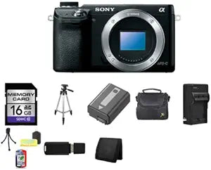 Sony Alpha NEX-6 Mirrorless Camera Body 16GB Package