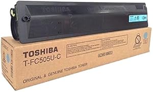 Toshiba TFC505UC Cyan Toner Cartridge - Genuine — main product image