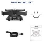 OPPSK 100W 4-Blade Retro LED Moving Head Stage Light
