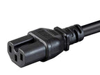 Monoprice 142052 Heavy Duty Power Cable 1ft C14 to C15