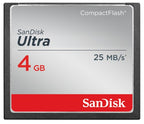 SanDisk Ultra 4GB CompactFlash Memory Card - 25MB/s