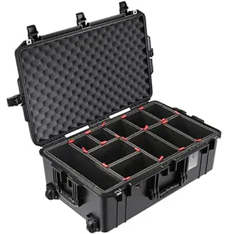 Pelican 015950-0050-110 Air 1595 Case with Trekpak Black