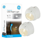 GE 50311 Rotating LED Dusk-to-Dawn Night Light 2-Pack