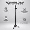 TOPINCN 4K Action Camera Bundle with Helmet Mount and Tripod