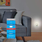 GE 50311 Rotating LED Dusk-to-Dawn Night Light 2-Pack