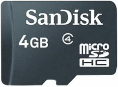 SanDisk SDSDQM-004G-B35N 4GB Mobile MicroSDHC Class 4 Memory Card