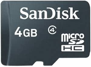 SanDisk SDSDQM-004G-B35N 4GB Mobile MicroSDHC Class 4 Memory Card