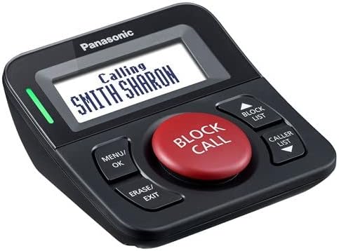Panasonic KX-TG3101B Talking Caller ID Corded Phone