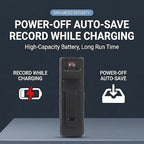 SJPMHYQ Ultra HD 2-in-1 Video and Audio Recorder with Night Vision