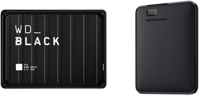 Western Digital WD_Black P10 5TB Game Drive & Elements 2TB Bundle