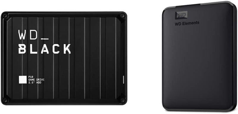 Western Digital WD_Black P10 5TB Game Drive & Elements 2TB Bundle — main product image
