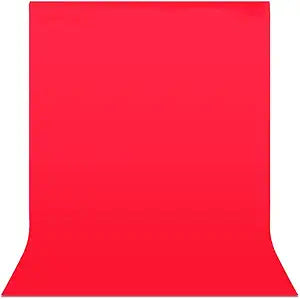 Neewer 6x9ft Red Polyester Collapsible Photo Studio Backdrop — main product image