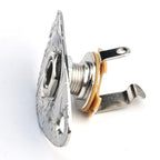 OVSAL Stainless Steel Engraved Electric Guitar Output Jackplate