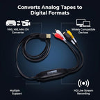 YUEHISY USB Video Capture Card for VHS and S-Video Transfer