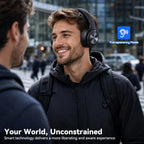 Kaxisaier Hybrid Active Noise Cancelling Wireless Headphones