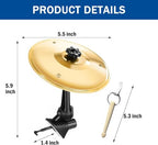 Generic Mini Car Cymbal Air Vent Novelty Drum Accessory
