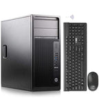 HP Workstation Z240 i7 Desktop - Renewed with WiFi & GT 1030