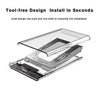 ModFurne Transparent 2.5-Inch SATA to USB 3.0 Hard Drive Enclosure