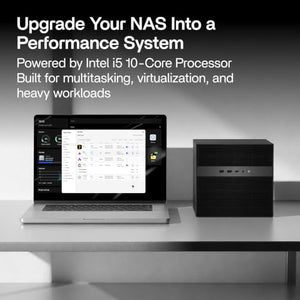 ZimaCube Pro AI NAS with USB4 40Gbps NVMe SSD Enclosure Bundle
