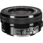 Sony E PZ 16-50mm OSS Lens Bundle: SELP1650, Filters, Backpack, 64GB (Renewed)