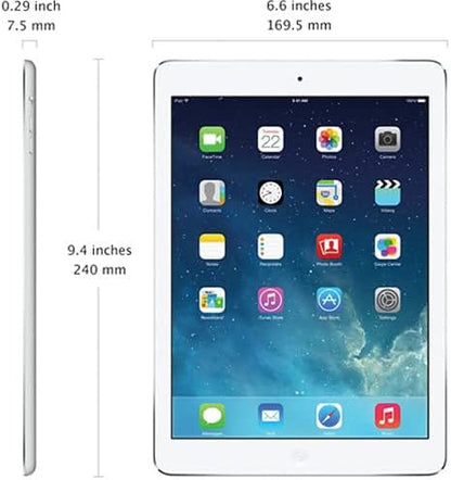 Apple A1474 iPad Air 16GB Silver Wi-Fi (Renewed)