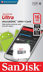 SanDisk Ultra SDSQUNS-016G-GN3MN 16GB microSD Card 10-Pack