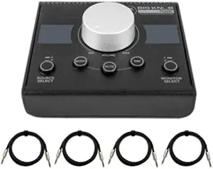Mackie Big Knob Passive Studio Monitor Controller Bundle