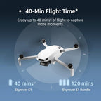 SKYROVER S1 Mini Camera Drone with 4K Video