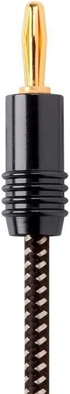 Monoprice 115519 Premium Braided Speaker Wire with Banana Plugs
