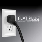 GE 54626 6-Outlet Surge Protector 2-Pack
