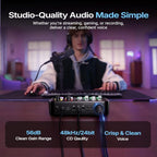 MAONO G3 Dual-USB Gaming Audio Mixer with XLR Input