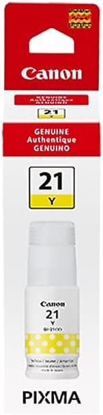 Canon GI-21 Yellow Ink Bottle MegaTank Printers — main product image