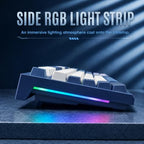 RK ROYAL KLUDGE R104 Full-Size Gasket-Mount Mechanical Keyboard