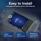 GAMERKING M.2 2230 NVMe SSD 2TB PCIe Gen 4.0