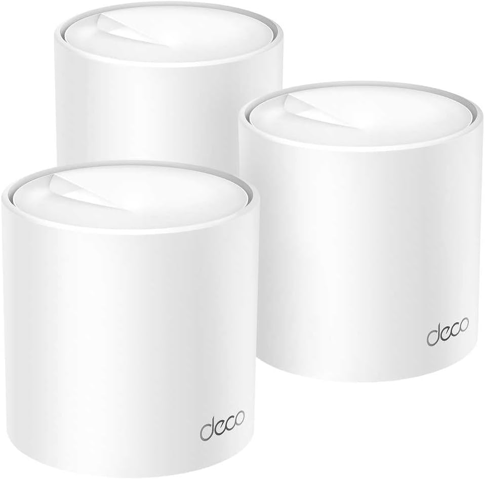 TP-Link Deco AX5000 WiFi 6 Mesh System - 3 Pack