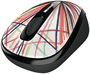 Microsoft GMF-00093 Wireless Mobile Mouse Exploding Lines — main product image