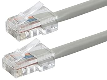 Monoprice 113220 Cat6 Ethernet Cable - 0.5ft, Gray, Zeroboot