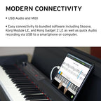 Korg LP-380-BK-U Digital Piano - Weighted Keyboard