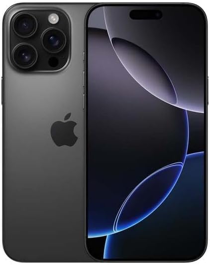 Apple A3083 iPhone 16 Pro 128GB Black Titanium Unlocked Renewed